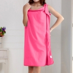 Банное полотенце-халат на липучках